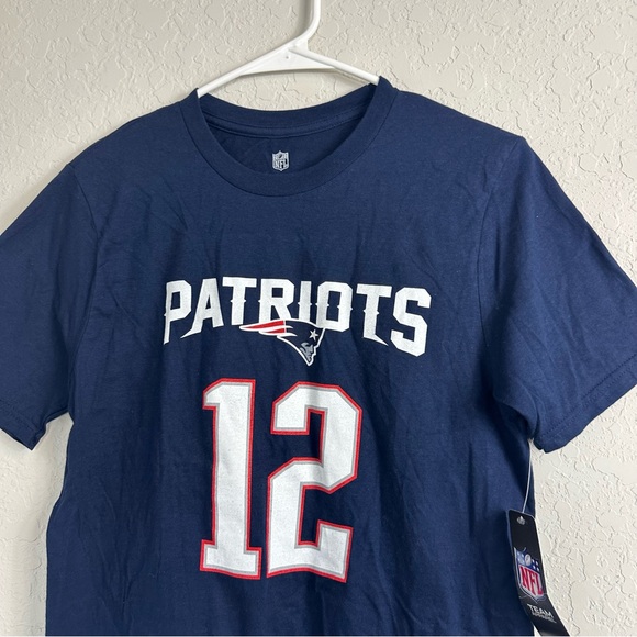 NFL New England Patriots Tom Brady Classic Cotton Tee Youth Size Large 14/16 - Picture 2 of 5